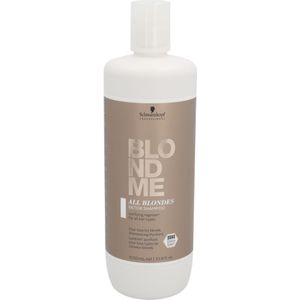 Schwarzkopf BlondMe All Blondes Detox Shampoo 1000ml - Normale shampoo vrouwen - Voor Alle haartypes