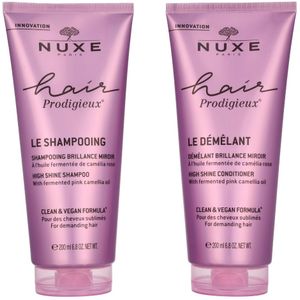 Hair Prodigieux - Shampoo en Conditioner - 200 ml - Gefermenteerde Roze Camelia Olie