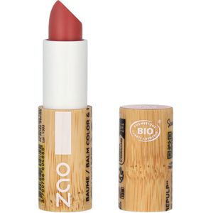 Zao - Bamboo Color & Repulp Balm - Lippenverzorging - Pink nude - 3,5 g