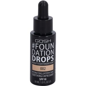 Gosh Foundation Drops SPF10 30ml 002 Ivory Dames