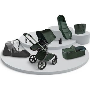 Bugaboo Fox 5 Noir Essential bundel Midnight green