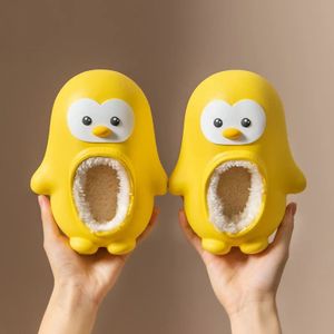 Mini Fashion™ - Warm&Lustig - Pinguin-Hausschuhe für Kinder Gelb / 21 (7-8 Jahr) | Pädagogisches Holzspielzeug