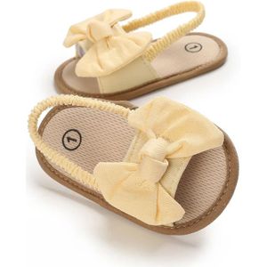 Mini Fashion™ - Lieblich&leicht - Baby Sandalen Gelb / 3 (12-18 Monate) | Pädagogisches Holzspielzeug