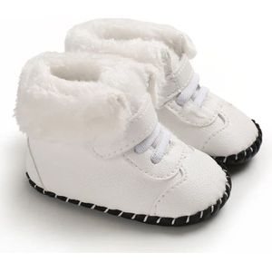 Mini Fashion™ - Verstellbarer Verschluss - Winterstiefel Weiß / 20 (12-18 Monate) | Pädagogisches Holzspielzeug