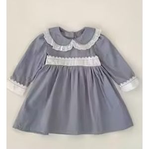 Mini Fashion™ - Bequem&Stylisch - Frühling Strampelkleider Kinder Kleid - Hellblau / 80 (12 Monate) | Pädagogisches Holzspielzeug