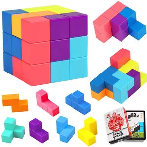 Magnet Toys™ | Gehirntraining für Kinder - Magnetischer Würfel | Pädagogisches Holzspielzeug