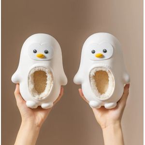 Mini Fashion™ - Warm&Lustig - Pinguin-Hausschuhe für Kinder Weiß / 16 (3-4 Jahr) | Pädagogisches Holzspielzeug
