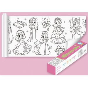 ColoringPaper™ - Entfesseln Sie die Kreativität Ihrer Kleinen! - XXL-Malpapier Prinzessinnen | Pädagogisches Holzspielzeug