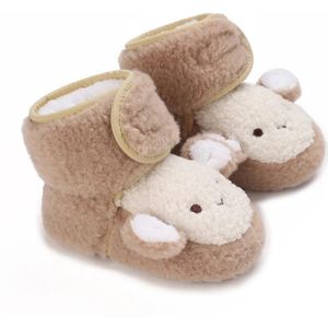 Mini Fashion™ - Warm&Bequem- Tierschuhe Braun - Schaf / 16 (0-6 Monate) | Pädagogisches Holzspielzeug