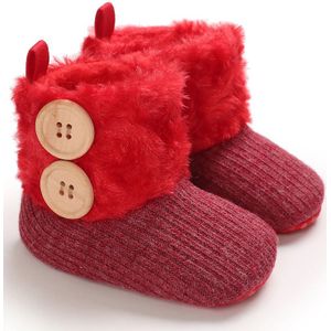 Mini Fashion™ - Immer warme Füße - Kinder-Winterschuhe Rot / 18 (6-12 Monate) | Pädagogisches Holzspielzeug