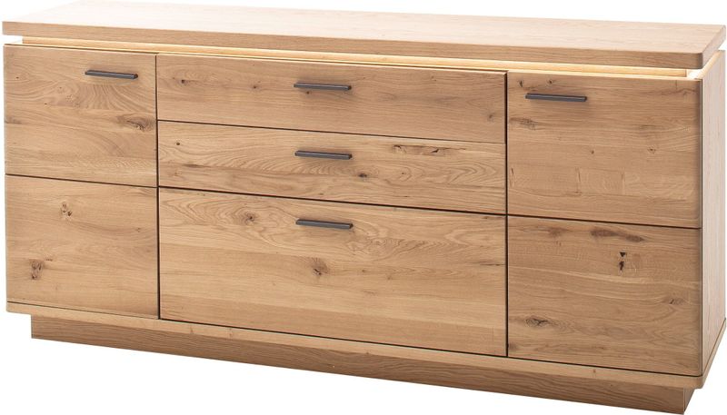 Sideboard Balkeneiche geölt teilmassiv 180 cm - BARCELONA