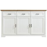 Sideboard Pinie weiß - Artisan Eiche 166 cm - JASMIN