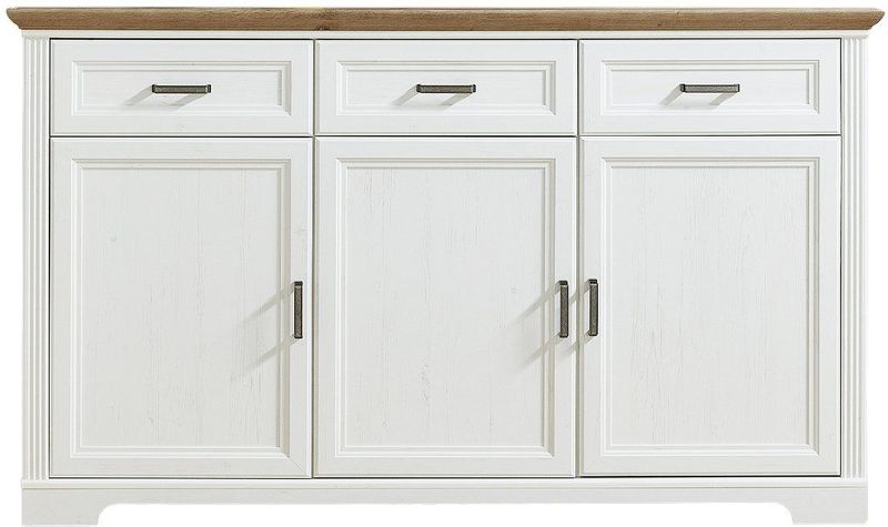 Sideboard Pinie weiß - Artisan Eiche 166 cm - JASMIN
