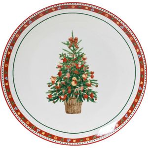 Decoris dinerbord - Met kerstboom