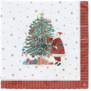 Gisela Graham servetten - Met kerstboom