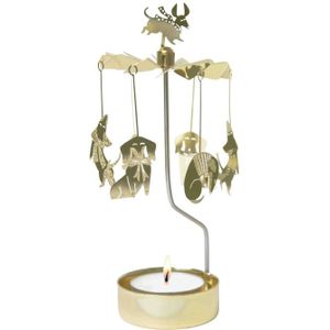Pluto theelicht carrousel - Met teckels