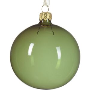 Decoris kerstbal - Groen - 8cm