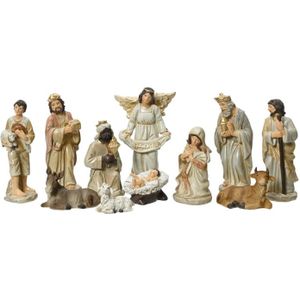 Decoris  kerststal - Set van 11