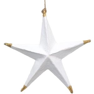 Only Natural kerstornament - Ster - Van pulp