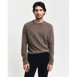 Gant Trui met ronde hals WOOL BLEND C-NECK in gemêleerde look