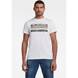 G-Star RAW shirt met ronde hals »Originals Stripe Logo Tee«
