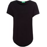 United Colors of Benetton T-shirt met extra sterk afgeronde shirtzoom