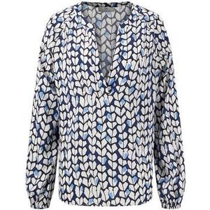 FYNCH-HATTON Blouse zonder sluiting met all-over motief