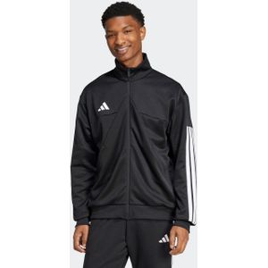 Adidas - Tiro - Trainingsjack - Zwart - Katoenmix