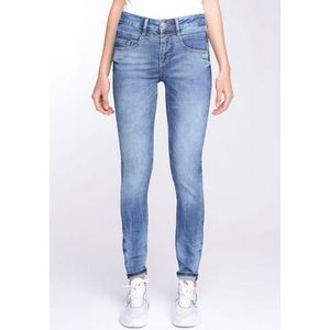 GANG Skinny fit jeans 94MORA met 3-knoopsluiting en pas voor