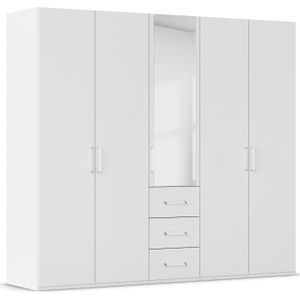 rauch Draaideurkast Kledingkast Kast Garderobe Slaapkamerkast EVELYN in elegante stijl met lades 3 breedtes en 2 hoogtes made in germany