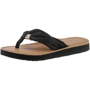 Tommy Hilfiger Teenslippers TH ELEVATED BEACH SANDAL zomerschoen, slippers met label