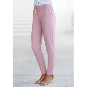 Lascana Jogpants met elastische tailleband en riemlussen, loungewear (1-delig)