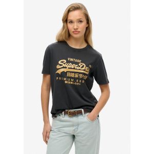 Superdry Shirt met korte mouwen VL METALLIC RELAXED TEE