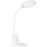 EGLO Brolini - tafellamp/bureaulamp - draadloos - inclusief LED - TOUCH - dimbaar - Wit