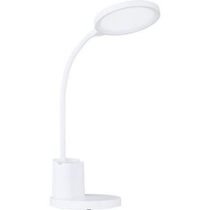 EGLO Brolini - tafellamp/bureaulamp - draadloos - inclusief LED - TOUCH - dimbaar - Wit