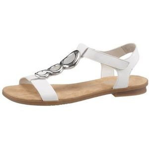 Rieker Sandalen zomerschoen, sandaal, blokhak, met decoratieve applicatie