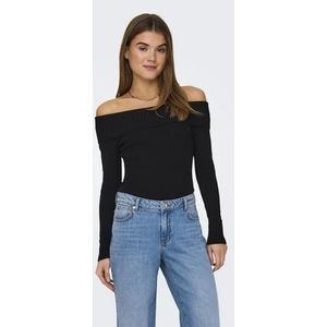 Only Gebreide trui ONLBERTHA LS OFF SHOULDER KNT