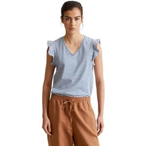 Marc O'Polo DENIM T-shirt met tijdloos streepjespatroon