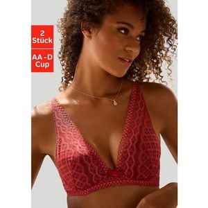 Petite fleur Push-up-bh in een modieuze high apex pasvorm (Set van 2)