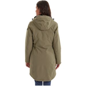 Killtec Parka KOW 165 WMN PRK Water- en winddichte parka met teddyfleece en afneembare capuchon
