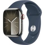 Apple Smartwatch Watch Series 9 GPS + Cellular 41mm Roestvrij staal M/L