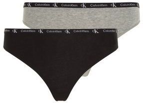 Calvin Klein T-string MODERN THONG 2PK met klassieke logoband (Set van 2)