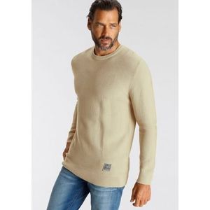 H.I.S Gebreide trui in bijzondere tricot-look