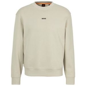 Boss Orange Sweatshirt WeSmallcrew met logo op borsthoogte