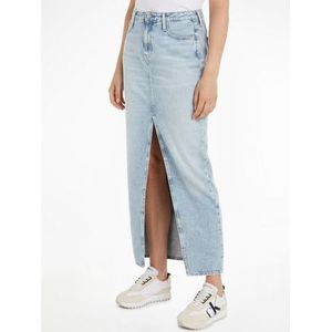 Calvin Klein Maxirok MAXI SKIRT in 5-pocketsstijl