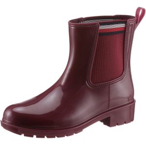 Tommy Hilfiger Chelsea-boots CORPORATE ELASTIC RAINBOOT met stretchinzet aan beide zijden