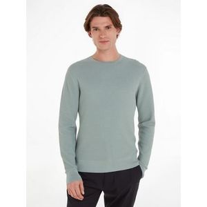 Calvin Klein Trui met ronde hals WAFFLE STRUCTURE SWEATER