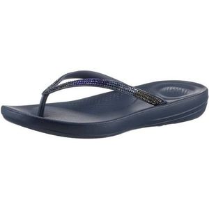 Fitflop Teenslippers IQUSHION OMBRE SPARKLE zomerschoen, slippers, poolslides met zachte tussenstuk voor de tenen