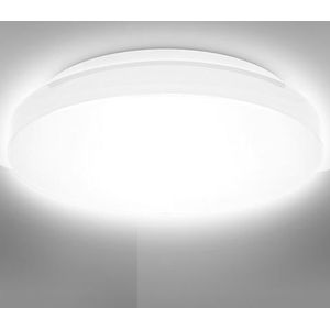 B.K.Licht Led-plafondlamp BK_DB1295 LED badkamer plafondlamp, IP44, 10W, 4.000K neutraal wit licht (1 stuk)