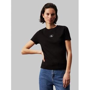 Calvin Klein T-shirt WOVEN LABEL RIB BABY TEE